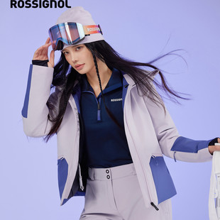 ROSSIGNOL金鸡 2526滑雪服女款保暖防风DWR防泼水单双板雪服外套