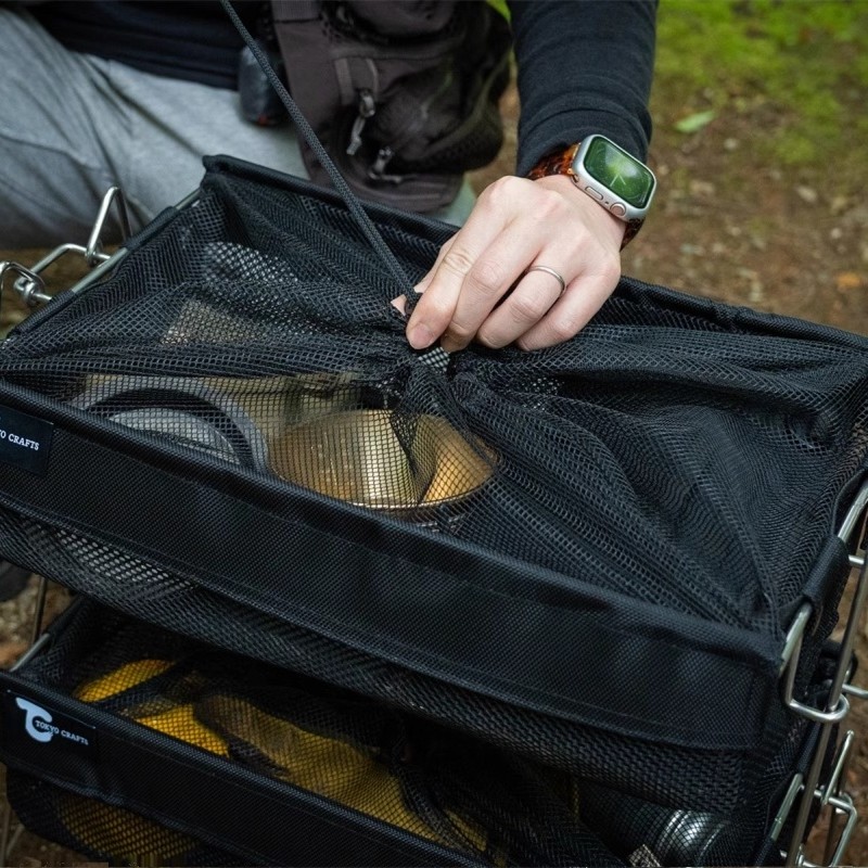 TOKYO CRAFTS便携式置物收纳篮户外露营用（网布）多功能TC-036