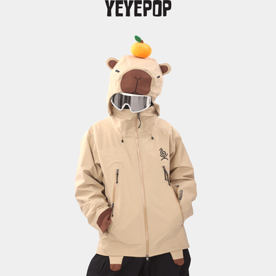 YEYEPOP卡皮巴拉单板双板滑雪服