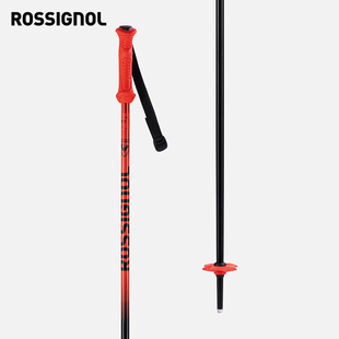金鸡ROSSIGNOL25新品儿童青少年滑雪杖HERO竞技道内雪仗滑雪装备