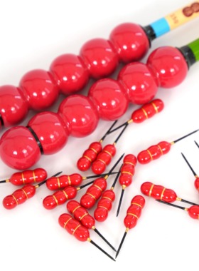 CAMPFISH小物钓浮漂创意手工糖葫芦小鱼漂巴尔杉木材质高灵敏度