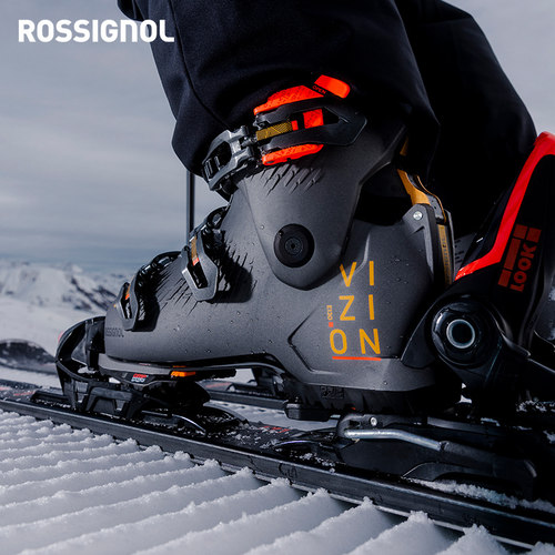 金鸡ROSSIGNOL新品男士双板滑雪鞋STEP IN快穿VIZION硬度100 120