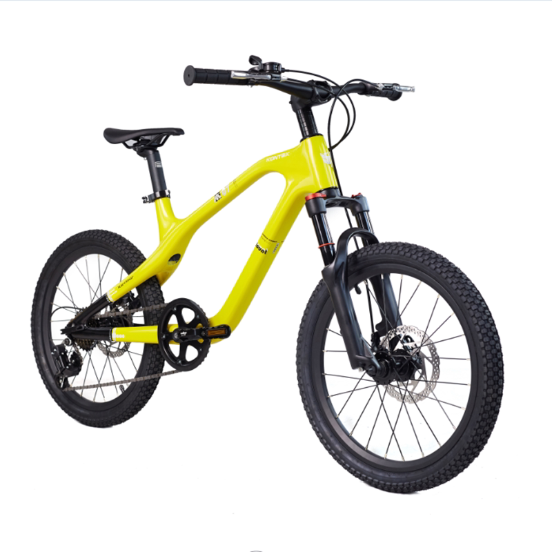 青少年通用中性20寸碳纤维7速前避震前后碟刹山地自行车超轻越野