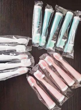 皎齿电动牙刷替换头大人学生儿童201适配sa86头细软毛刷头5支3支