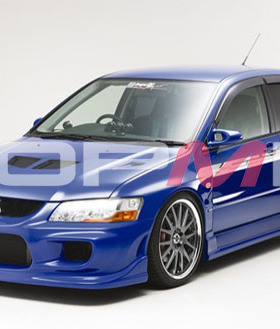 TOPMIX正品 三菱EVO7/8/9 ING‘S款大包围 body kits 前杠后杠侧