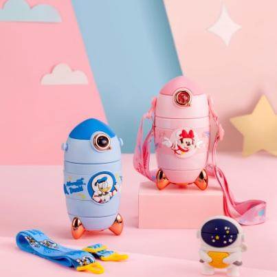 迪士尼儿童保温杯316食品级男孩女孩可爱火箭造型便携吸管水杯,婴童用品,儿童水杯,淘宝优惠券,粉丝福利购,淘宝优惠卷