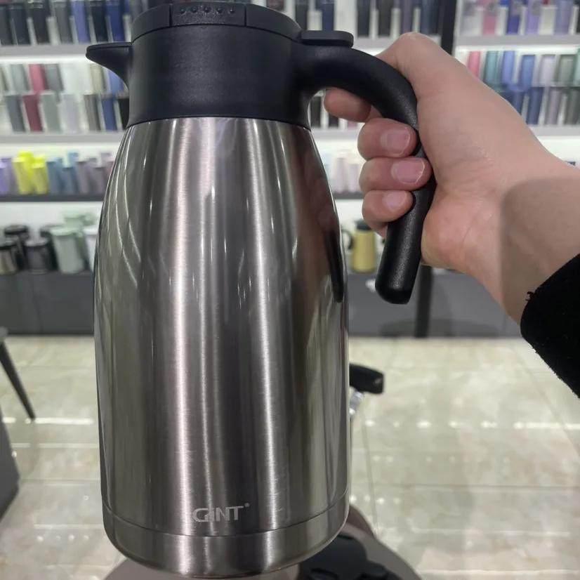 本色1.9L保温咖啡壶热水瓶304钢