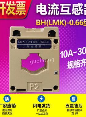 电流1次穿心φ30指针数显表LMK BH-066微型互感器线圈安装50/5A表