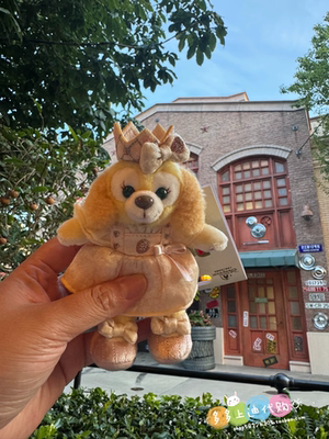 上海迪士尼国内代购庆典系列可琦安饼饼挂件钥匙圈坐肩公仔礼物