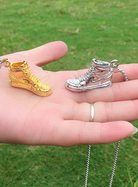 抖音热卖时尚新款项饰个性鞋子项链潮流百搭嘻哈靴子球鞋吊坠ins