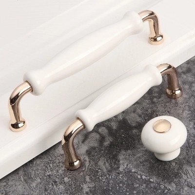 新款欧式金色拉手 简约柜门橱柜衣柜亮铬拉手 家具五金抽屉把手