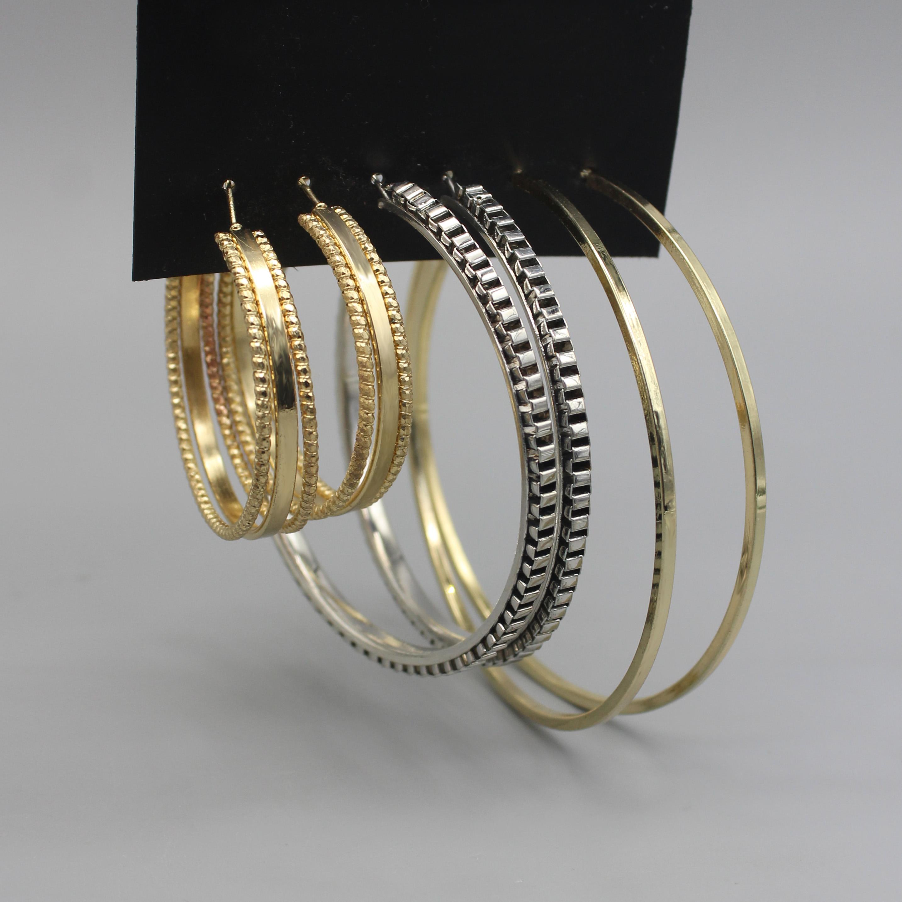 欧美复古耳环女大号气质时尚个性耳钉小众设计感高级轻奢耳圈耳饰