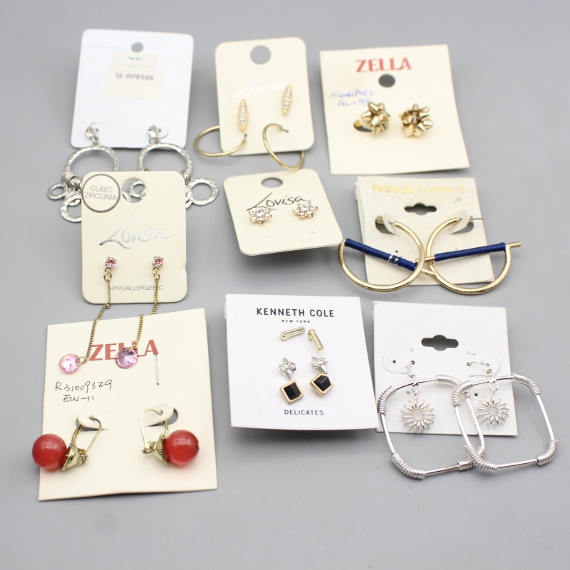 欧美夸张金属耳环银色高级感耳钉