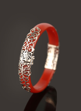 诗美琪民族风女玛瑙本命年手镯