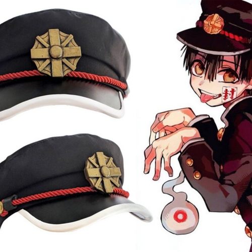 原版地缚少年花子君帽子金属徽章