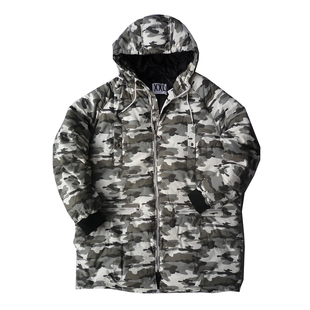 清仓特价抛货 胸136-150CM大码棉衣冬男大连帽加长款棉服外套1980