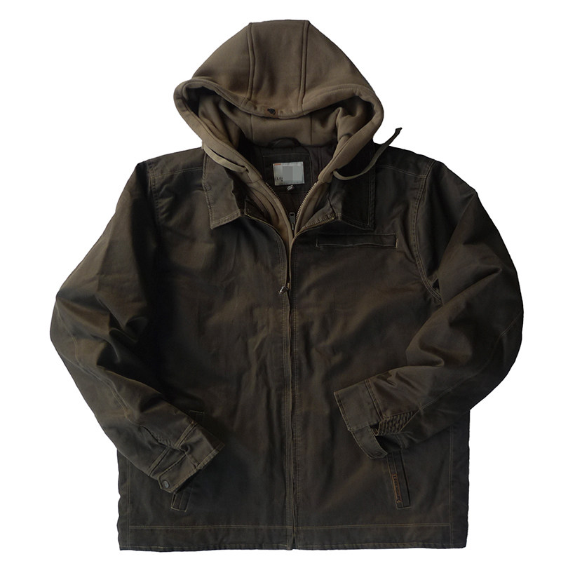 胸围140CM加肥加大码胖男秋冬 帽可拆油浸复古战术夹棉夹克2333,男装,夹克,淘宝优惠券,粉丝福利购,淘宝优惠卷