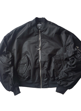 胸围150-184CM 加肥加大码秋冬男 MA1上班商务休闲飞行棉夹克2426