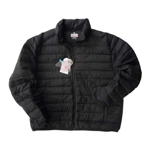 断码特价 胸120-134大码男精典款春秋季保暖 轻薄羽绒服外套1958