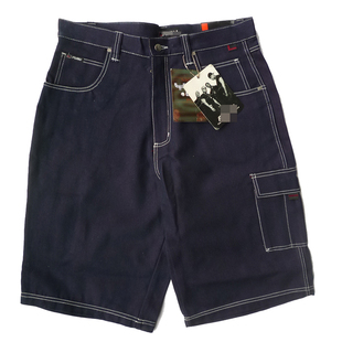 多袋明迹线水洗牛仔中裤 2尺4 男 美式 1850 3尺2加肥大码