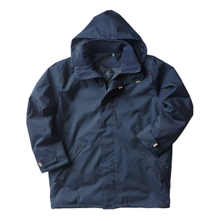 中长款 男秋冬 连帽防风雨棉衣外套2428 152CM加肥加大码 胸围138