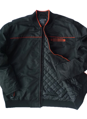 胸146-176加肥加大码男士春秋季酷男外套 机车款夹薄棉夹克2205