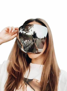 透明个性风防飞沫一体式太阳镜