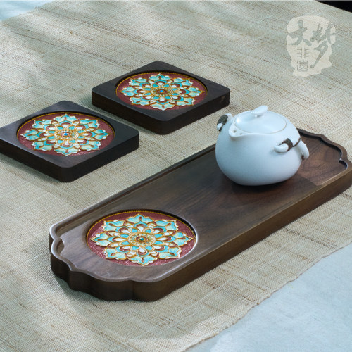 掐丝珐琅手工DIY茶具套装礼品