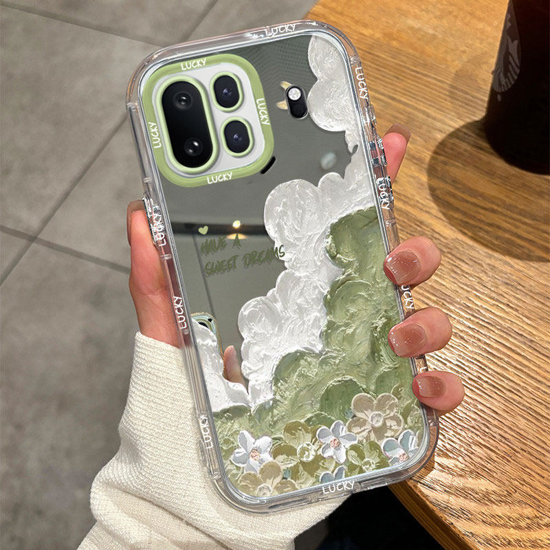 适用一加ACE系列云朵油画涂鸦壳