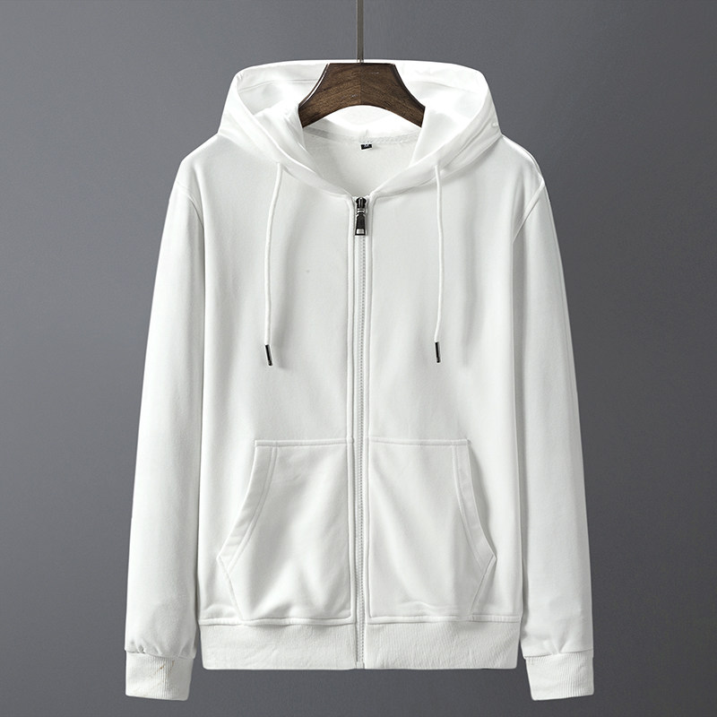 100%纯棉卫衣男女时尚开衫宽松大码2025年新款春秋季潮牌加绒加厚