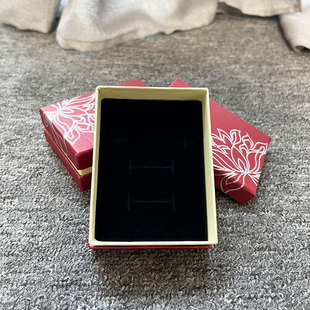 烫金莲花首饰盒珠宝盒手镯手链吊坠戒指项链盒子批发包装纸盒