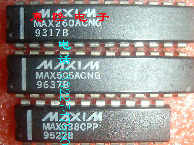 MAX038CPP MAX038EPP MAX260ACNG  MAX505ACNG 进口拆机