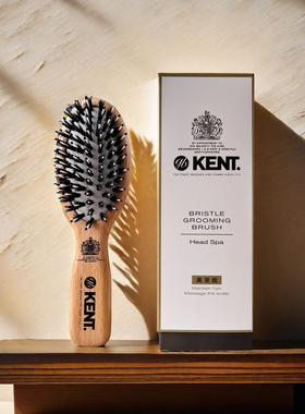 肯特梳子鬃毛梳气垫小梳子伴手礼家用办公室迷你英国kent正品王妃