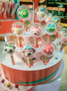 【10支装】益口童升手工奶味棒棒糖节日礼物15g多种口味糖果