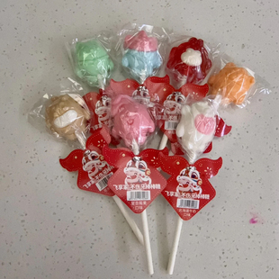 飞享家不伤牙棒棒糖节日礼物蛋仔系列8克*10支多种口味糖果