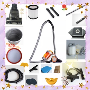 惠而浦吸尘器主机惠而浦吸尘器WVC-HW1206Y软管直管地刷扁吸配件