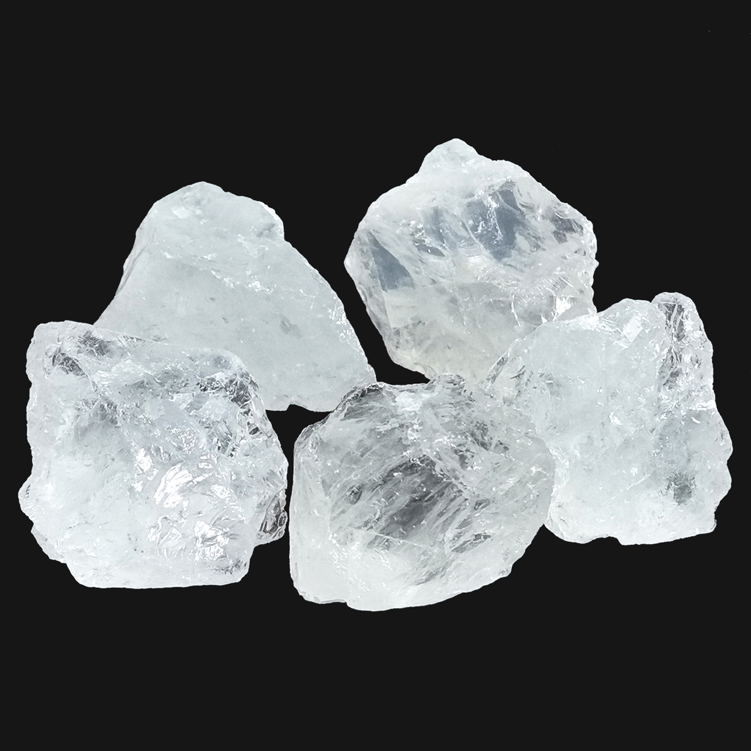 【500g】白水晶原石装饰摆件石头