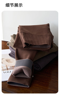 九分裤 外穿加绒加厚厚鲨鱼裤 250012 新款 高腰保暖收腹显瘦打底裤