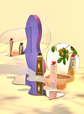 DNJ镜面亚克力光影板ins美妆化妆品置物平台装饰摆件拍照摄影道具