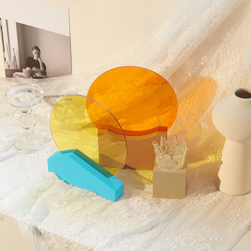 DNJ装饰拍照道具底座陈列美妆化妆品香水拍摄摆件专业商拍背景