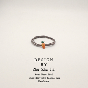 杨倩同款头饰可爱胡萝卜头绳发绳发饰发圈小黄鸭发卡发夹草莓饰品