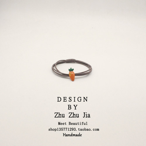 杨倩同款头饰可爱胡萝卜发绳