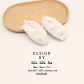 卡通可爱毛绒小猫发夹bb夹秋冬新款 少女甜美发饰刘海夹蝴蝶结边夹