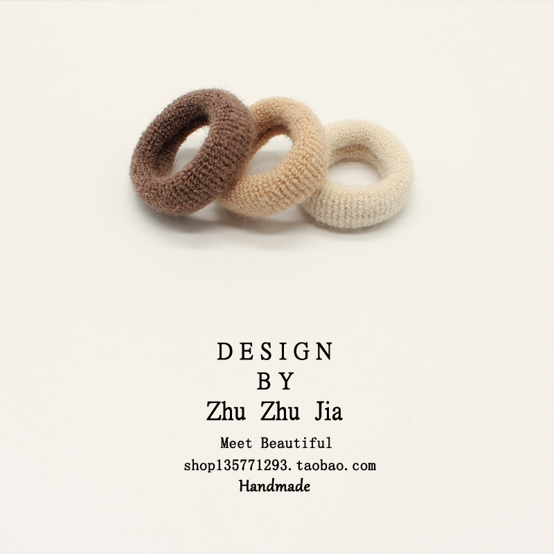 毛绒发圈不伤发发绳头绳新款