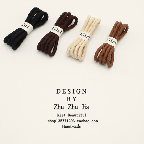 基础高弹力耐用橡皮筋网红发圈