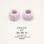 洗脸手腕带束发带袖 口护手腕防水毛绒发圈女运动擦吸汗油洗漱防湿