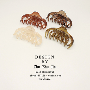 大号抓夹高级感发夹后脑勺鲨鱼夹2024年新款发夹网红ins韩国发抓