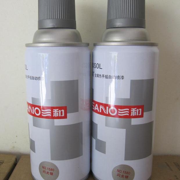 1580闪光银 208g/350ml 闪光金属银色漆 三和自喷漆 一箱12瓶包邮
