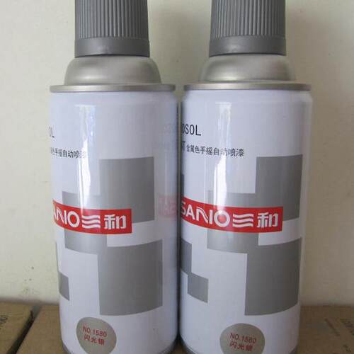 三和自喷金属光泽闪光银色350ml