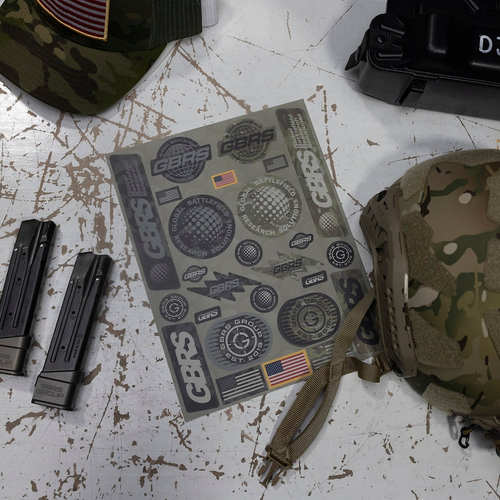 【软趴趴复刻】GBRSGROUP Multicam STICKERSHEET贴纸